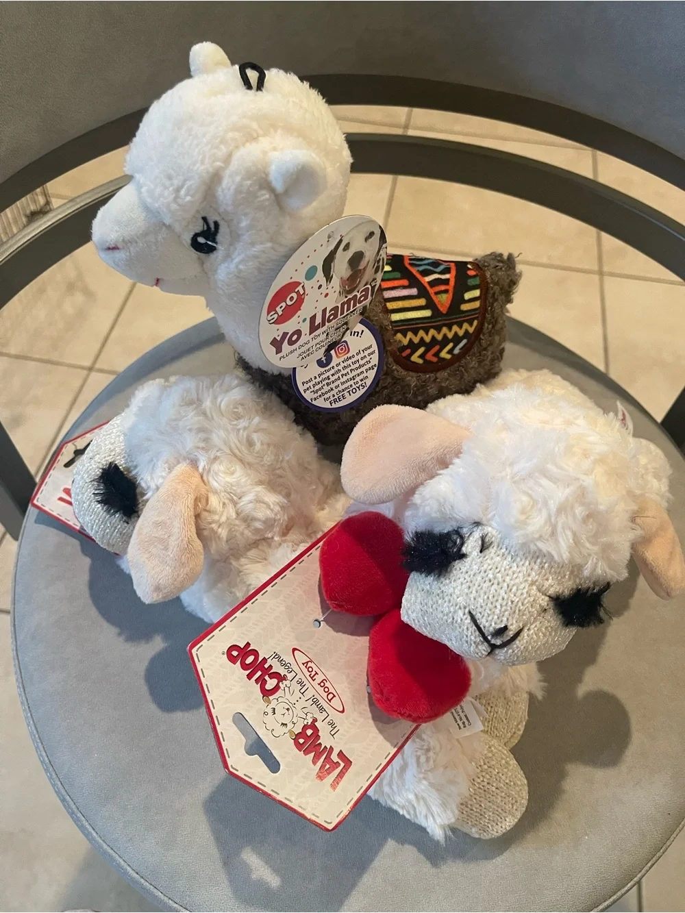 Plush Decor Toy - White and Brown